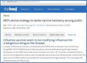 Flu Vax Viral Shedding is a Real Threat – Not Vaxx “Hesitancy”