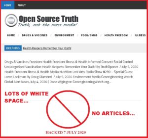 OPEN SOURCE TRUTH HACKED?