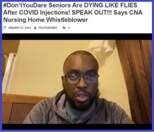 #Don’tYouDare  Seniors Are DYING LIKE FLIES After COVID Injections! SPEAK OUT!!! Says CNA Nursing Home Whistleblower